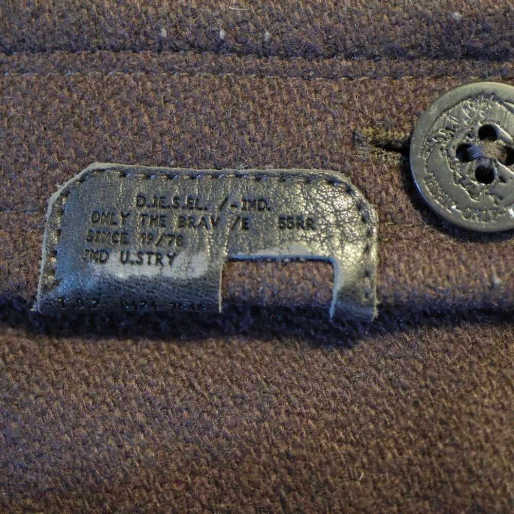 Diesel Pea coat XL Brown - Picture 9 of 10